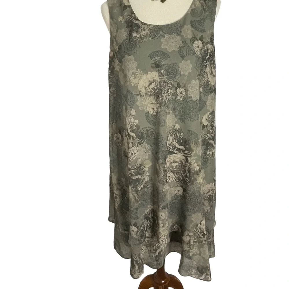 R&M Richards Vintage One Piece Dress Sz 16 Petite - Picture 2 of 11